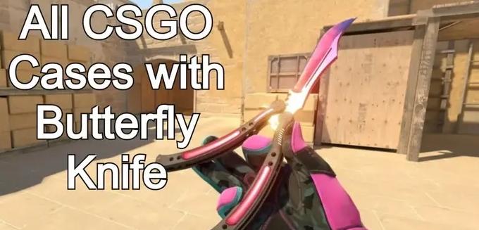 all csgo cases with butterfly knife